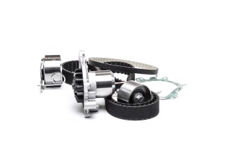 Водяной насос +комплект ремня ГРМ (Пр-во Contitech)