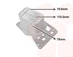 Радіатор масляний BMW (вир-во Van Wezel)