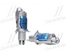 Лампа світлодіодна H4 LED, 6000K, 12, LENS U2 <DECARO>