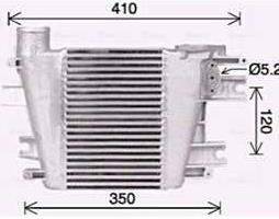 Интеркулер NISSAN Patrol 3.0D 00-(Ava)