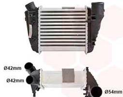 Интеркулер AUDI A4 2.5D 01-  (пр-во Van Wezel)