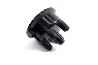 Крышка распределителя зажигания ГАЗ 3302,24,УАЗ (алюминиевые контакты) (DETALKA)