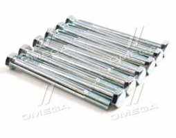 Болт М10х120х1,5 шестигранний (1кг = 1 компл) 5,8 DIN 931 (часткове різьблення) оцинк. білий