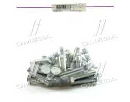 Болт М10х40х1,5 шестигранний (1кг = 1 компл) 5,8 DIN 933 / ГОСТ 7805 (повне різьблення) оцинк. білий