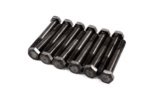 Болт М12х90х1,75 шестигранный (1кг = 1 компл) 5,8 ГОСТ 7798-08 (частичная резьба) черный