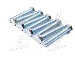 Болт М14х90х2,0 шестигранный (1кг = 1 компл) 5,8 DIN 933 / ГОСТ 7805 (полная резьба) оцинк. белый