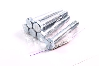 Болт М16х110х2,0 шестигранный (1кг = 1 компл) 5,8 ГОСТ 7798-08 (частичная резьба) оцинк. белый