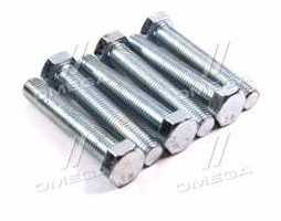 Болт М16х90х2,0 шестигранный (1кг = 1 компл) 5,8 ГОСТ 7798-08 (полная резьба) оцинк. белый