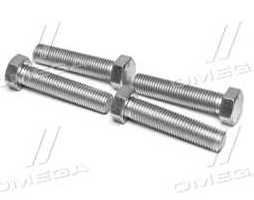 Болт М20х90х2,5 шестигранний (1кг = 1 компл) 5,8 DIN 931 (часткове різьблення) оцинк. білий