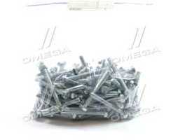 Болт М6х50 (1кг = 1 компл) 5,8 DIN 933 / ГОСТ 7805 (полная резьба) оцинк. белый