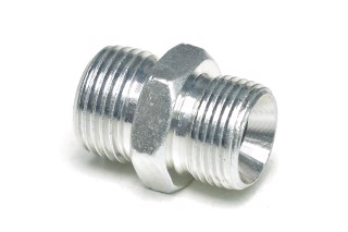 Штуцер гідравлічний перехідний прямий S24 (М20х1.5-G1/2) грань S24 насос-дозатор МТЗ (Дорожня карта)
