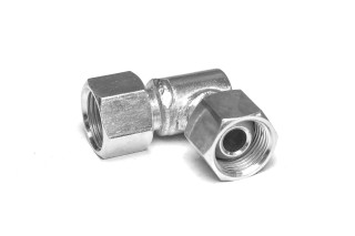 Штуцер угловой S24хS24 (М20х1,5-М20х1,5) (с гайками) <ДК>