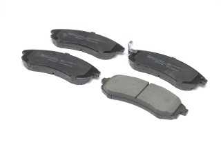 Колодки гальмівні дискові передні Mitsubishi L200 III 4x4 -11 (вир-во Blue Print)