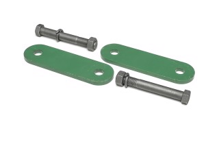 Р/к сережки ресори ГАЗ 33104 ВАЛДАЙ (серега 8 мм, болти МІЦНІСТЬ 8.8) (на одну ресора) (DETALKA)