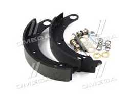 Колодка гальмівна ГАЗ 3110 задня у зборі (на одне колесо, довга+коротка накладка) (DETALKA)