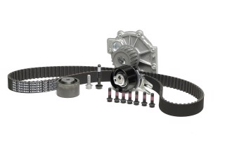 Водяний насос +  комплект зубчастого реміня (Вир-во NTN-SNR)