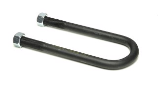 Скоба кріплення ресори (стремянка) з гайками 100х24х280 BPW (вир-во Schomaecker)