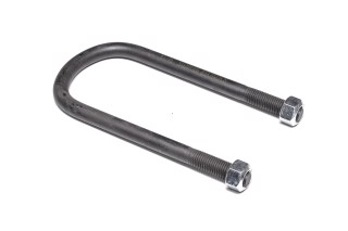 Скоба крепления рессоры (стремянка) с гайками 128х24х315 BPW (пр-во Schomaecker)