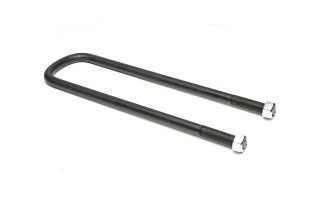 Скоба крепления рессоры (стремянка) с гайками 81x16x360 F.0 MERCEDES (пр-во Schomaecker)