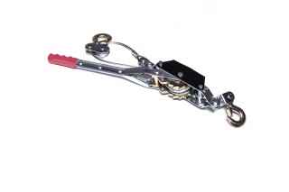 Лебідка ручна 2000 кг, 4,5 мм х 2,5м сталевий трос <ДК>