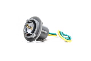 Патрон заднього ліхтаря LANOS 2-контакт подвійний захват (DECARO)