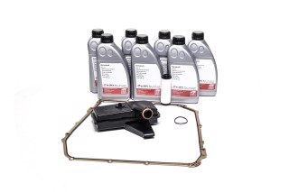 Комплект для заміни оливи FEBI 39070 7x1L, фільтр АКПП, прокладка (опис у примітці)