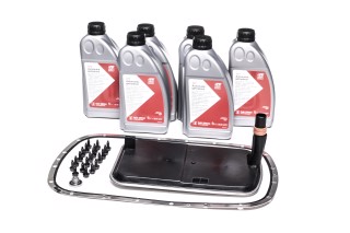 Комплект для заміни оливи FEBI 29934 6x1L, фільтр АКПП, прокладка (опис у примітці)