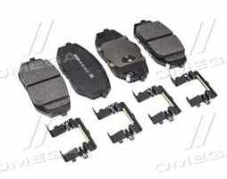 Колодки тормозные дисковые передние (пр-во Mobis)