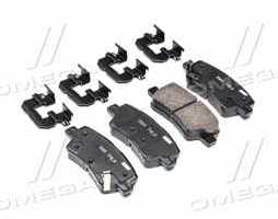 Колодки тормозные дисковые задние (пр-во Mobis)