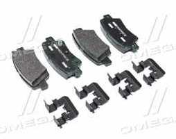 Колодки тормозные дисковые задние (пр-во Mobis)