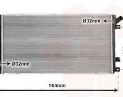 Радиатор охлаждения OPEL MOVANO /MASTER 03>10 (Van Wezel)