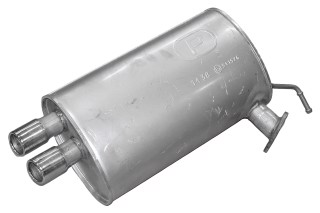 Глушник задн. MITSUBISHI OUTLANDER II 2.2 D (вир-во Polmostrow)