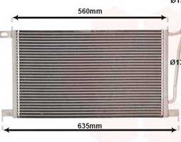 Конденсор кондиціонера BMW 3 E46/ X3 E83 04 > 10 (Van Wezel)