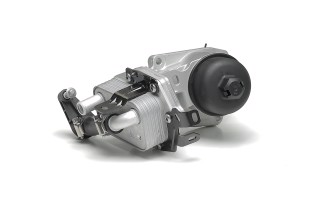 Корпус масляного фільтра з масляним фільтром та масляним радіатором Citroen/Peugeot (вир-во FEBI)