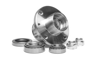 Маточина колеса переднього ВАЗ 2101-07 у зборі (моточина,підшипники, гайки, сальник) (RIDER)