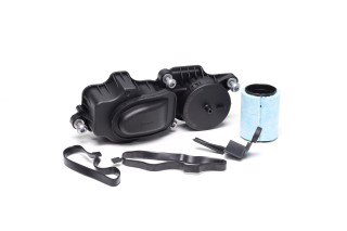 Клапан, відведення повітря з картера компл. з прокладками BMW M57 3,0 TD (вир-во FEBI)