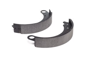 Колодка гальмівна ГАЗ 3110 задня  (на одне колесо, довга+коротка накладка) (DETALKA)