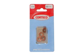 Комплект термошайб 4 шт, система упорскування PSA 1,6 HDI DV6TED 7.3X16X2.45 (вир-во CORTECO)