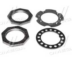 Р/к маточини вісі 1ПТС-9, ПРТ-10 (2 гайки + 2 шайби) <ДК>