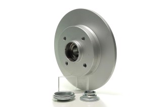 Диск гальмівний CITROEN C3, C4; PEUGEOT 207, 307 задн. з підш. (вир-во ABS)
