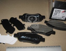 Колодка гальм. диск. CITROEN/PEUGEOT C1/107 передн. (вир-во ABS)