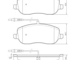 Колодка гальм. диск. FORD/SEAT/VW GALAXY/ALHAMBRA/SHARAN передн. (вир-во ABS)