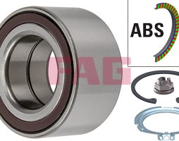 Підшипник маточини DACIA DOKKER, LODGY, RENAULT CAPTUR, MEGANE II 02-перед. міст з ABS (Вир-во FAG)