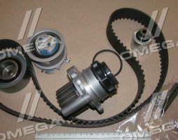 Водяний насос + комплект ременя ГРМ SKODA OCTAVIA II (1Z3) 2.0 TDI 02/04 - 06/13 (Вир-во INA)