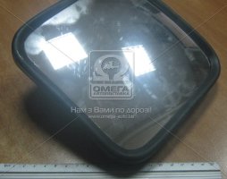 Зеркало боковое в пластиковом корпусе дополнительное КАМАЗ,МАЗ,ГАЗ R400,170х170 сфера (покупн. Россия)