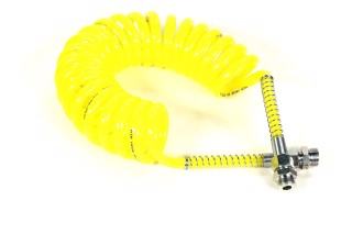 Шланг кручений пневматичний керуючої магістралі М22х1,5 жовтий 5 м (виведено з асортименту) (RIDER)