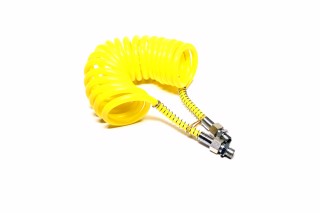 Шланг кручений пневматичний керуючої магістралі М16х1,5 жовтий 5,5 м (виведено з асортименту) (RIDER)