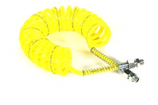 Шланг кручений пневматичний керуючої магістралі М16х1,5 жовтий 5,5 м (виведено з асортименту) (RIDER)