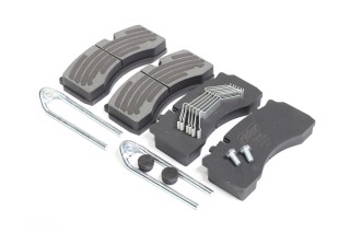 Колодка тормозная дисковая (комплект на ось) линейка TWIN (RIDER)