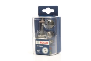 Лампа фарная (набор) H4 12V 60/55W P43t minibox (пр-во Bosch)